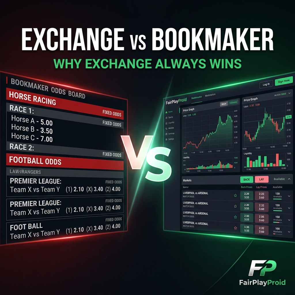 FairPlay Exchange vs Bookmaker: Why Exchange Always Wins for Indian Bettors